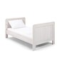 Atlas 4 Piece Cotbed with Dresser Changer, Wardrobe, and Essential Pocket Spring Mattress Set- White image number 4